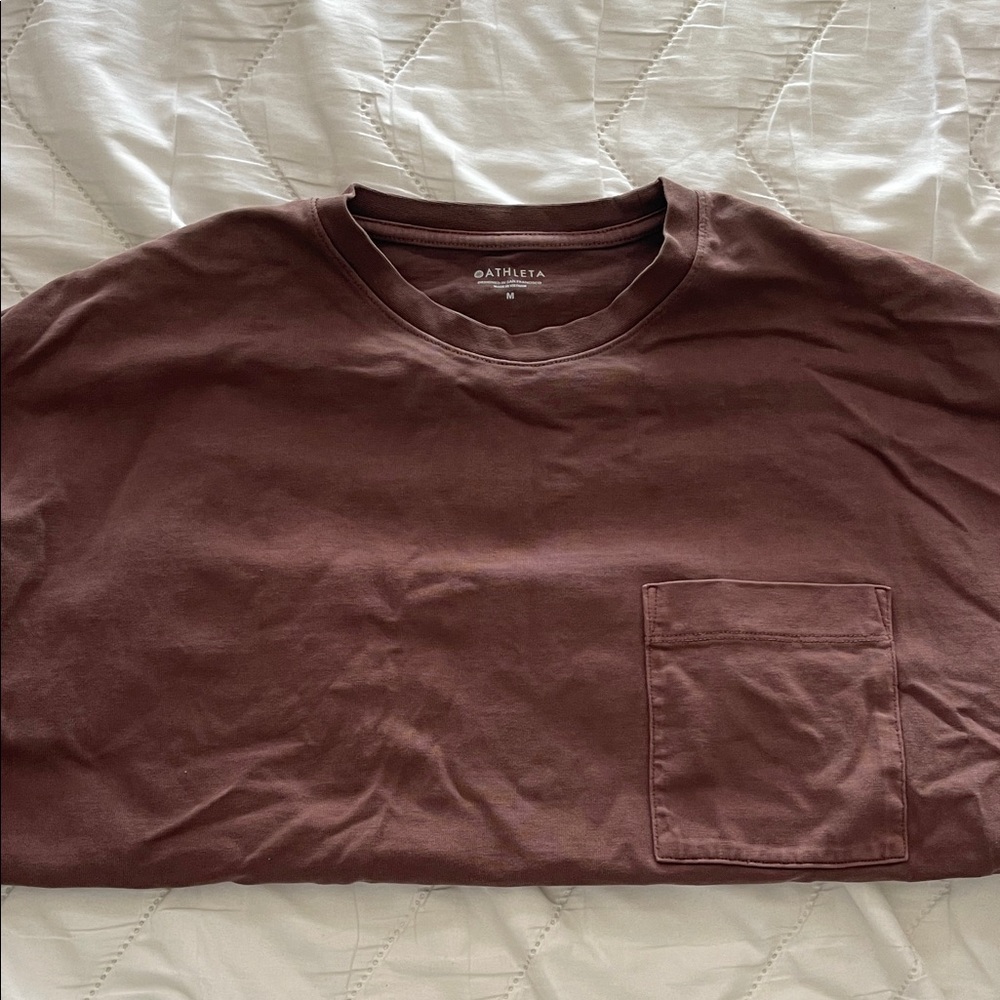 Athleta Women’s Brown/Auburn Shirt